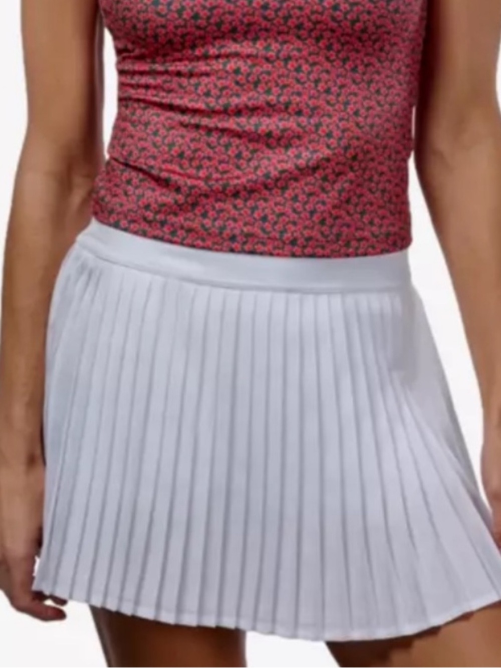 Barstool Golf Women's White Pleated Golf Tennis Skort NWT Size M